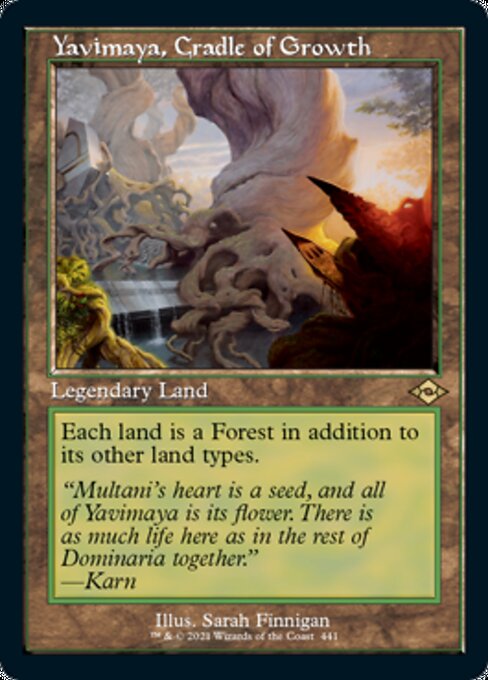 Yavimaya, Cradle of Growth (Retro Frame) (Modern Horizons 2) Near Mint