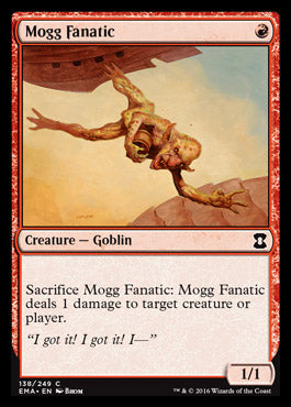 Mogg Fanatic (Eternal Masters) Light Play Foil