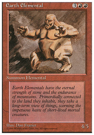 Earth Elemental (4th Edition) Heavy Play
