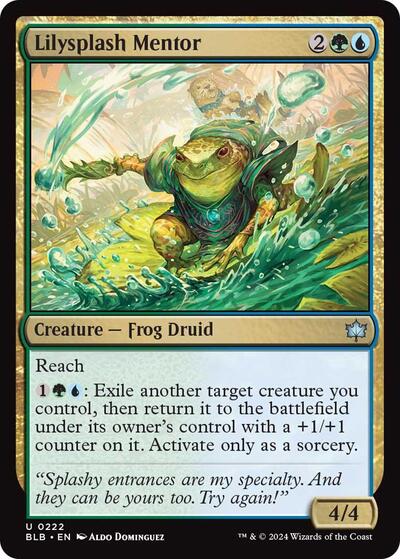 Lilysplash Mentor (Bloomburrow) Light Play