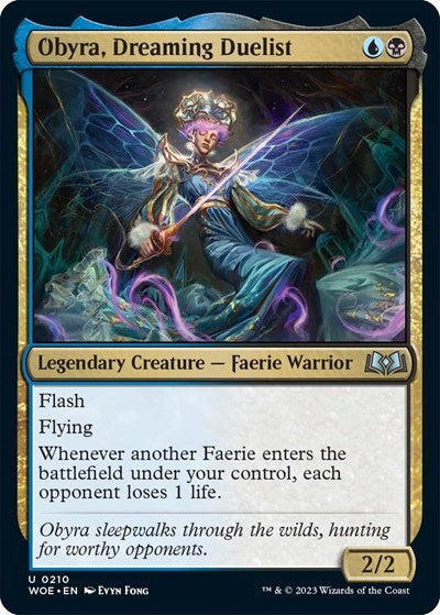 Obyra, Dreaming Duelist (Wilds of Eldraine) Damaged / Poor