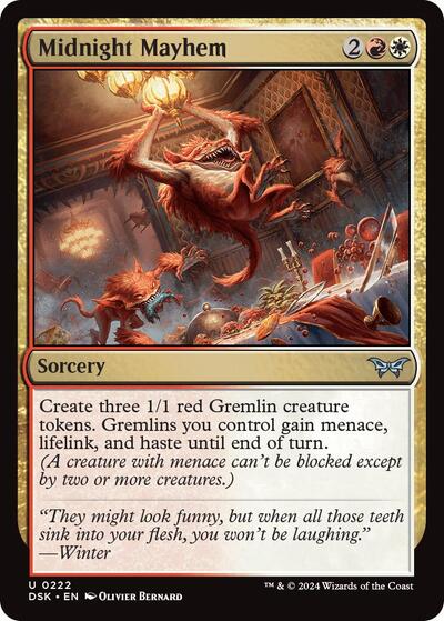 Midnight Mayhem (Duskmourn: House of Horror) Light Play Foil