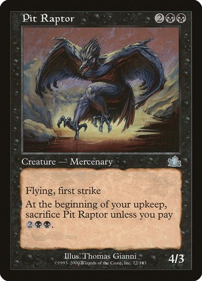 Pit Raptor (Prophecy) Light Play