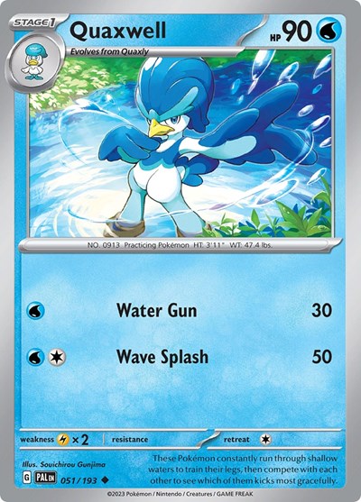 Quaxwell - 051 (SV02: Paldea Evolved) Light Play