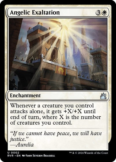 Angelic Exaltation (Ravnica Remastered) Light Play