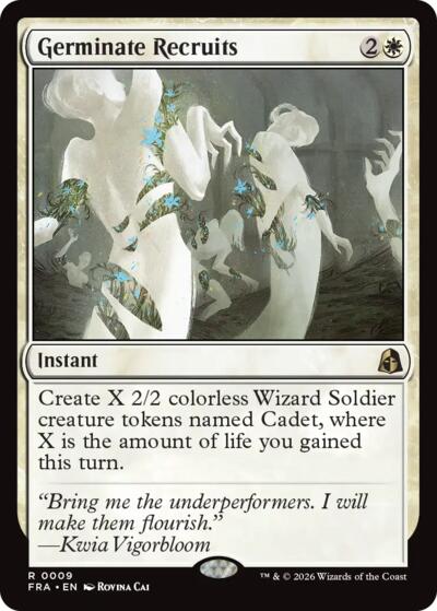 Germinate Recruits (Reality Fracture) Light Play