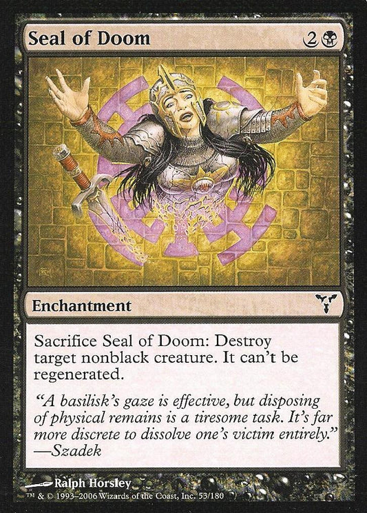 Seal of Doom (Dissension) Light Play