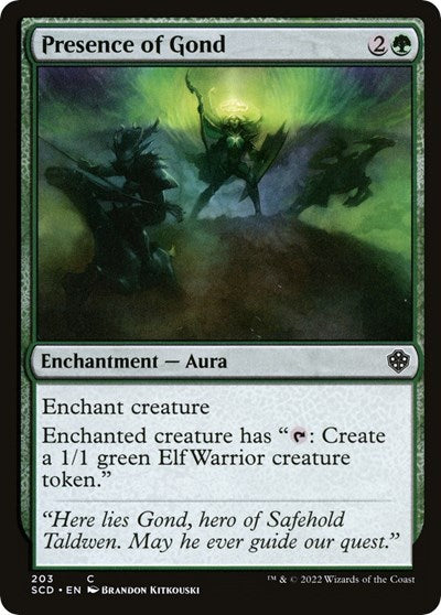 Presence of Gond (Commander 2022 Starter Decks) Light Play