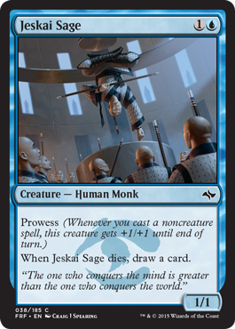 Jeskai Sage (Fate Reforged) Light Play Foil