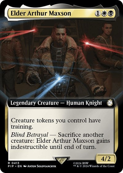 Elder Arthur Maxson (Extended Art) (Universes Beyond: Fallout) Light Play