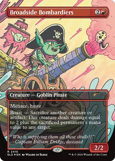 Broadside Bombardiers (Secret Lair) Near Mint Foil