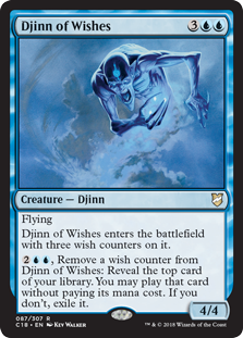 Djinn of Wishes (Commander 2018) Light Play