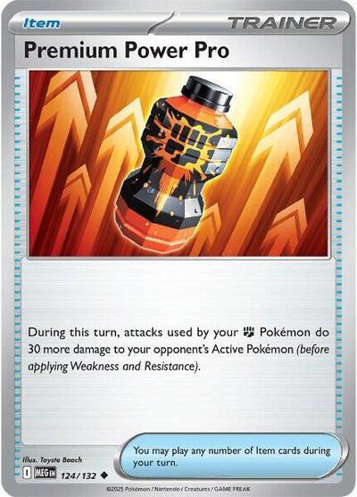 Premium Power Pro - 124 (ME01: Mega Evolution) Light Play