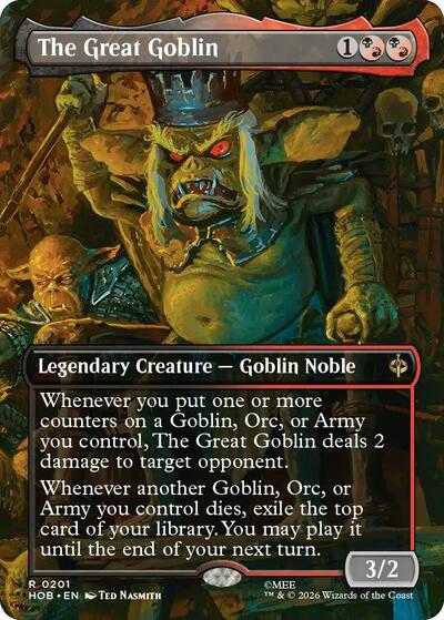The Great Goblin (Borderless) (The Hobbit) Light Play