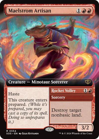 Maelstrom Artisan (Extended Art) (Secrets of Strixhaven) Light Play