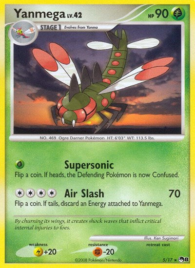 Yanmega (POP Series 8) Damaged / Poor Holofoil
