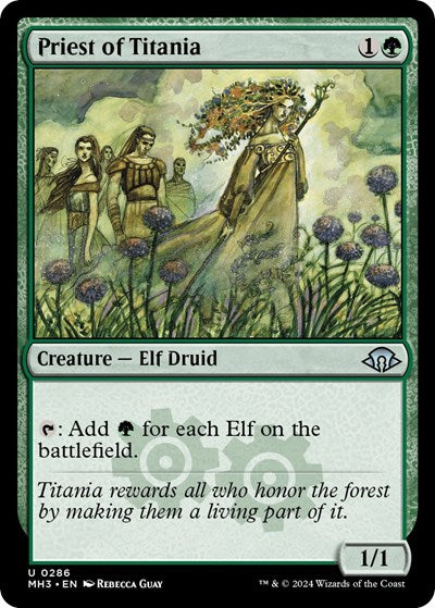 Priest of Titania (Modern Horizons 3) Light Play