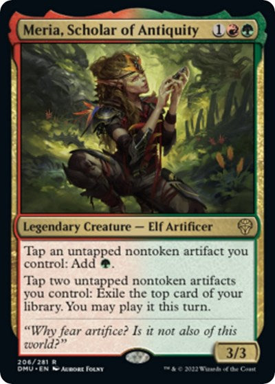 Meria, Scholar of Antiquity (Dominaria United) Light Play