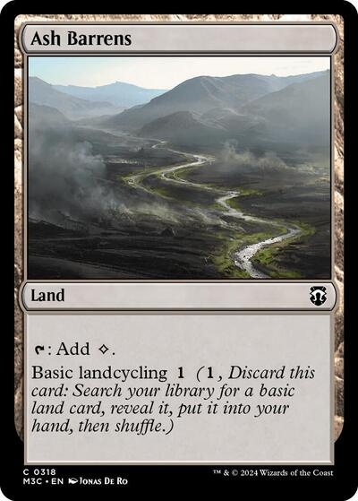Ash Barrens (Commander: Modern Horizons 3) Light Play