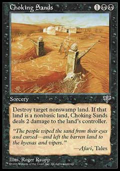 Choking Sands (Mirage) Damaged / Poor