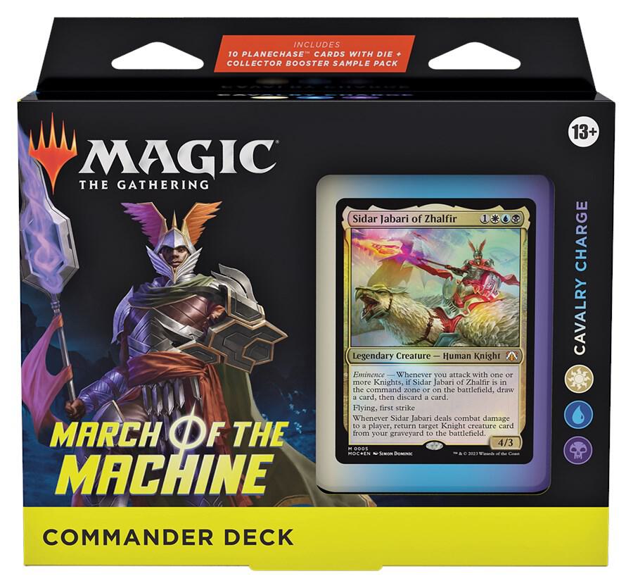 March of the Machine Commander Deck - Cavalry Charge - Commander: March of the Machine (MOC) OPENED BUT COMPLETE