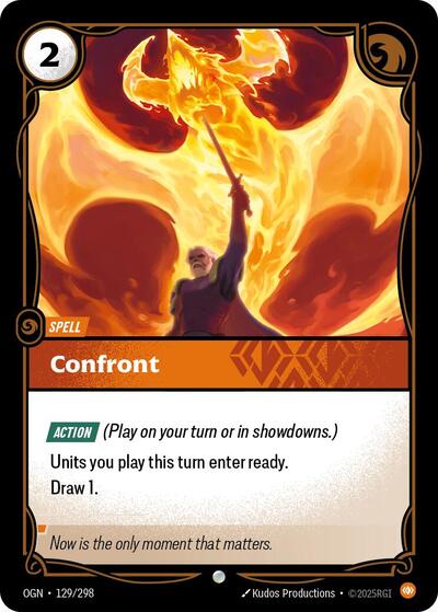 Confront (Origins) Light Play Foil