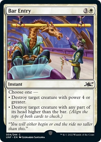 Bar Entry (Unfinity) Light Play