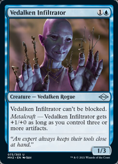 Vedalken Infiltrator (Modern Horizons 2) Light Play