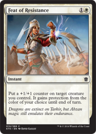 Feat of Resistance (Khans of Tarkir) Light Play