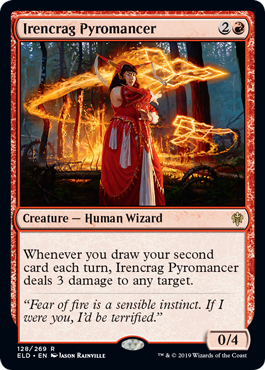Irencrag Pyromancer (Throne of Eldraine) Light Play