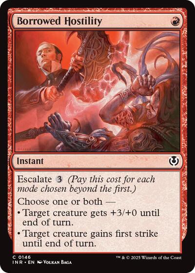 Borrowed Hostility (Innistrad Remastered) Light Play