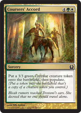 Coursers' Accord (Return to Ravnica) Light Play Foil