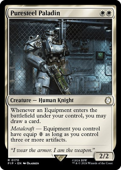 Puresteel Paladin (Universes Beyond: Fallout) Near Mint