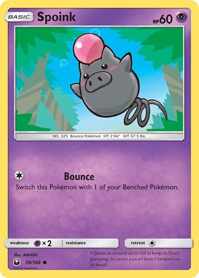 Spoink (SM - Celestial Storm) Light Play