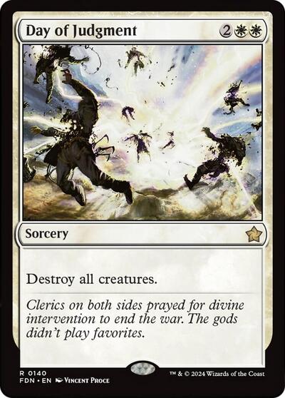 Day of Judgment (Foundations) Light Play Foil