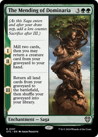 The Mending of Dominaria (Commander: Outlaws of Thunder Junction) Light Play