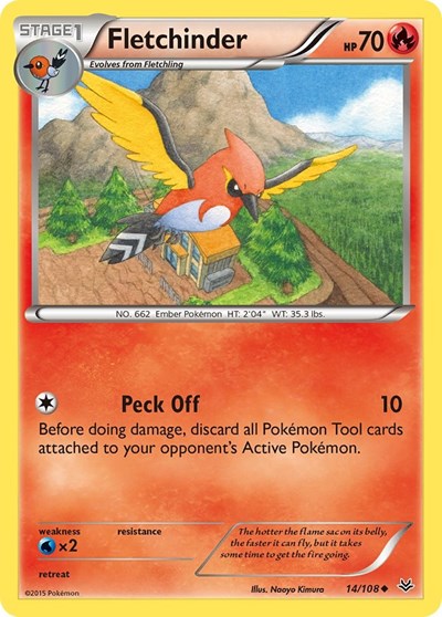 Fletchinder (XY Roaring Skies) Medium Play