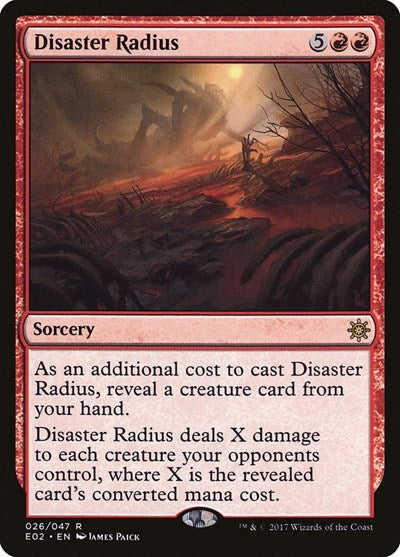 Disaster Radius (Explorers of Ixalan) Light Play