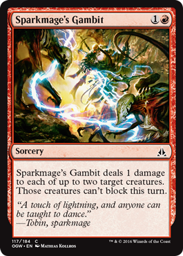 Sparkmage's Gambit (Oath of the Gatewatch) Medium Play