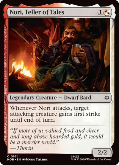 Nori, Teller of Tales (The Hobbit) Light Play