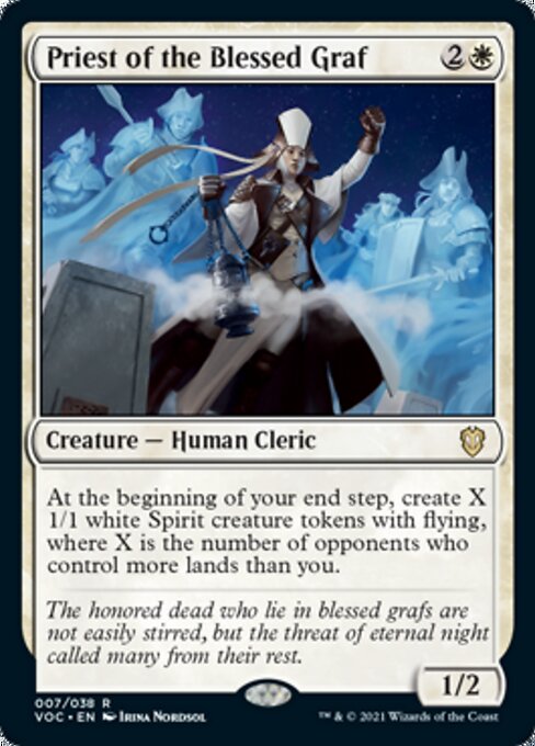Priest of the Blessed Graf (Commander 2021 Crimson Vow) Light Play