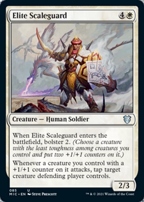 Elite Scaleguard (Commander 2021 Midnight Hunt) Light Play
