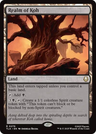 Realm of Koh (Avatar: The Last Airbender) Light Play Foil