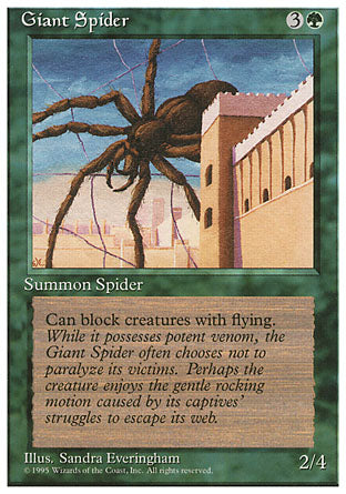 Giant Spider (4th Edition) Light Play