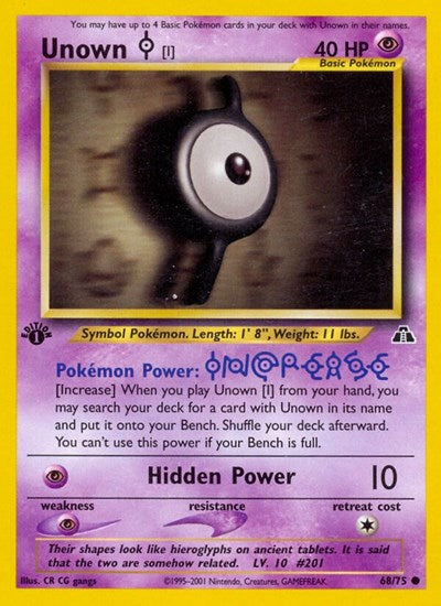 Unown (I) (Neo Discovery) Medium Play Unlimited