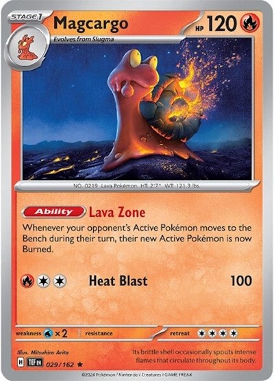 Magcargo (SV05: Temporal Forces) Light Play Holofoil