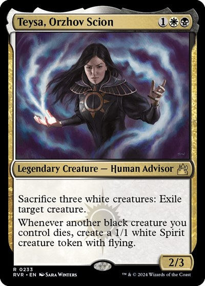 Teysa, Orzhov Scion (Ravnica Remastered) Light Play Foil