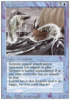 Sea Serpent (Revised) Heavy Play