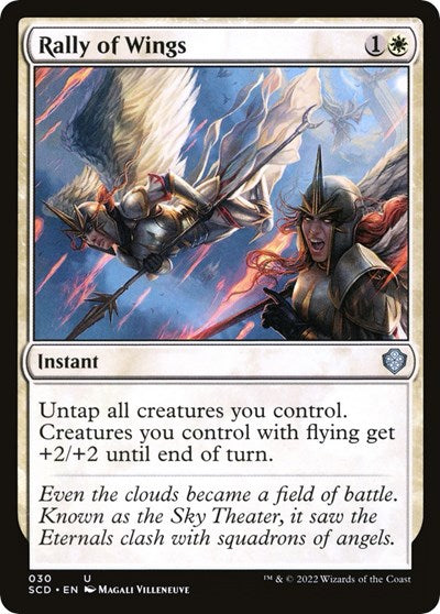 Rally of Wings (Commander 2022 Starter Decks) Light Play