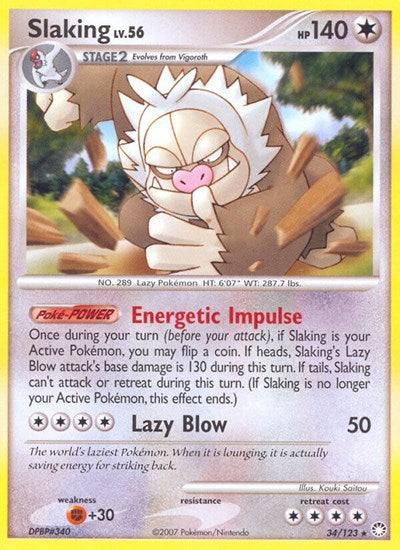 Slaking (Mysterious Treasures) Medium Play